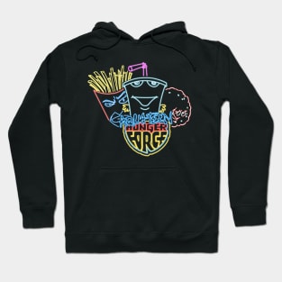 Aqua Teen neon style Hoodie